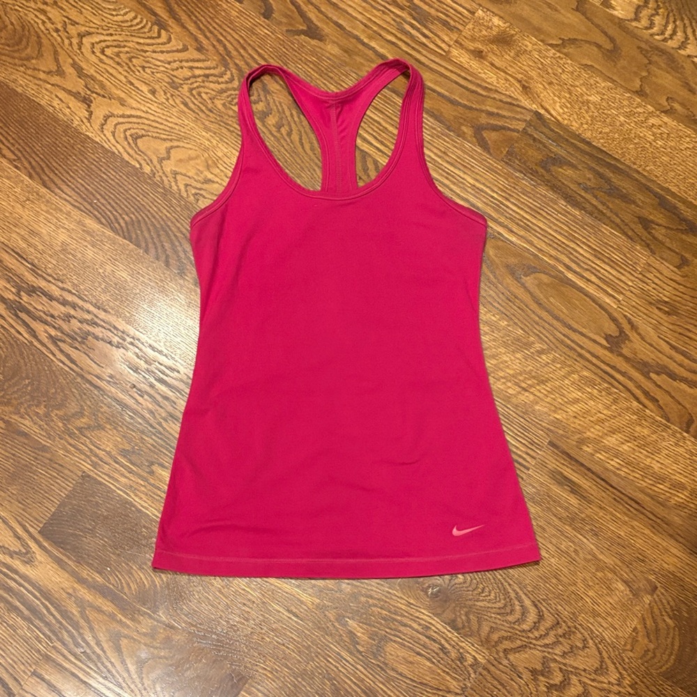Nike Women's Hot Pink Racerback Performance Tank
